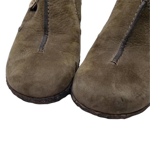 Timberland | Comforia Brown Leather Crepe Sole Slip On Clogs Mules Women's 7 - Picture 4 of 12